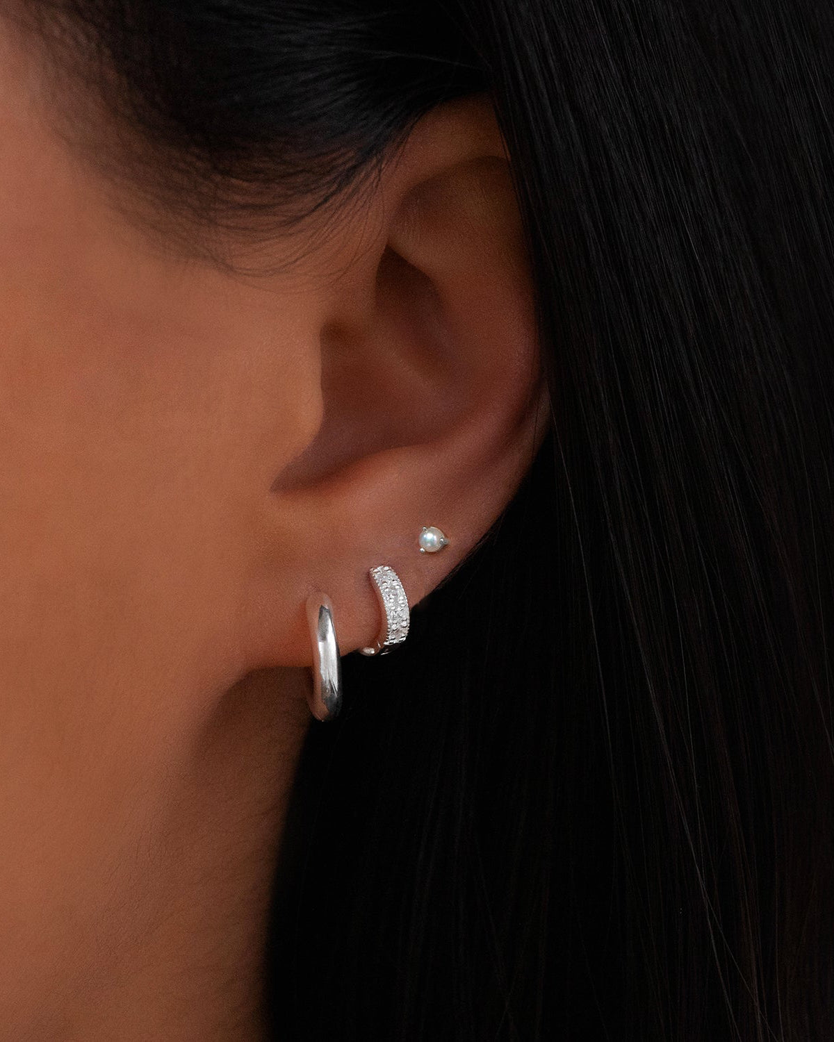Pearl Birthstone Studs