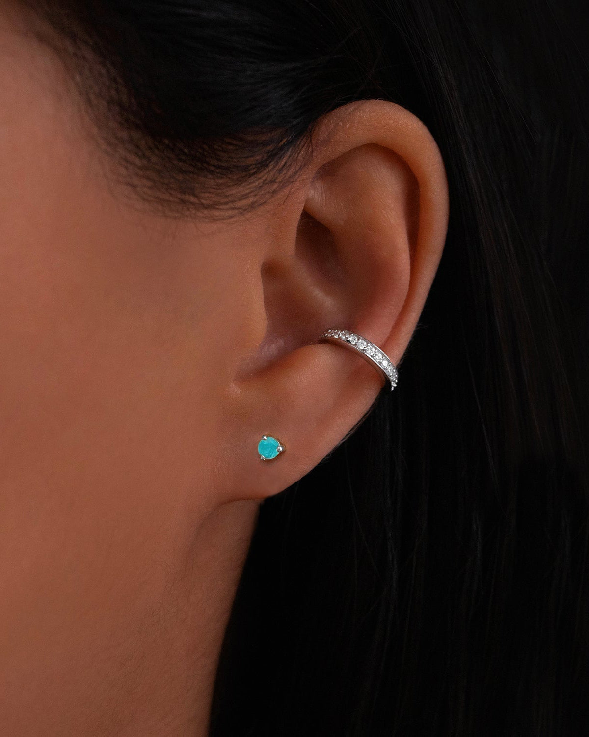 Turquoise Birthstone Studs