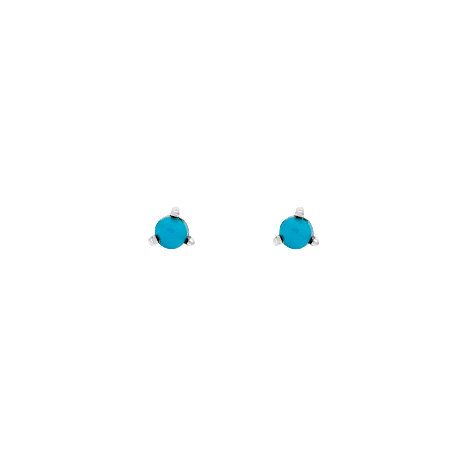 Turquoise Birthstone Studs