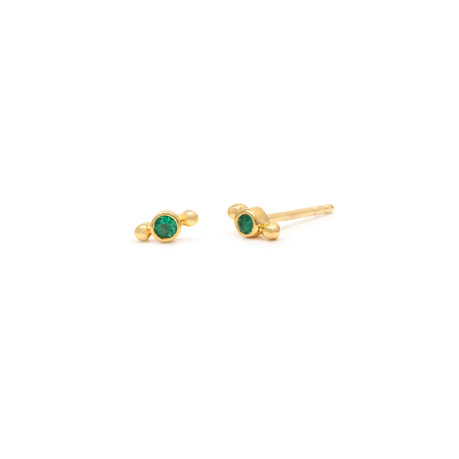 Isla Emerald Studs