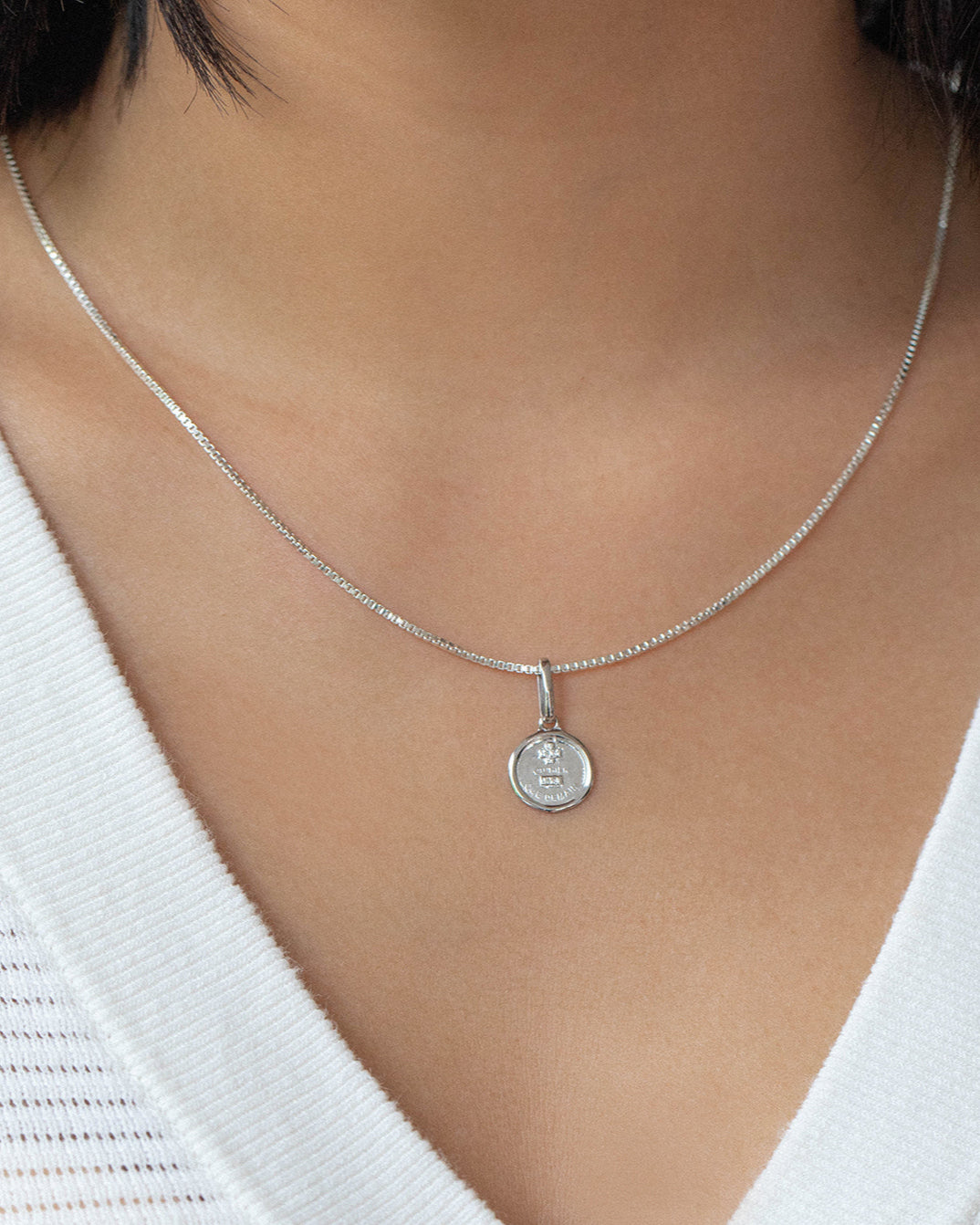 Love Token Necklace Round