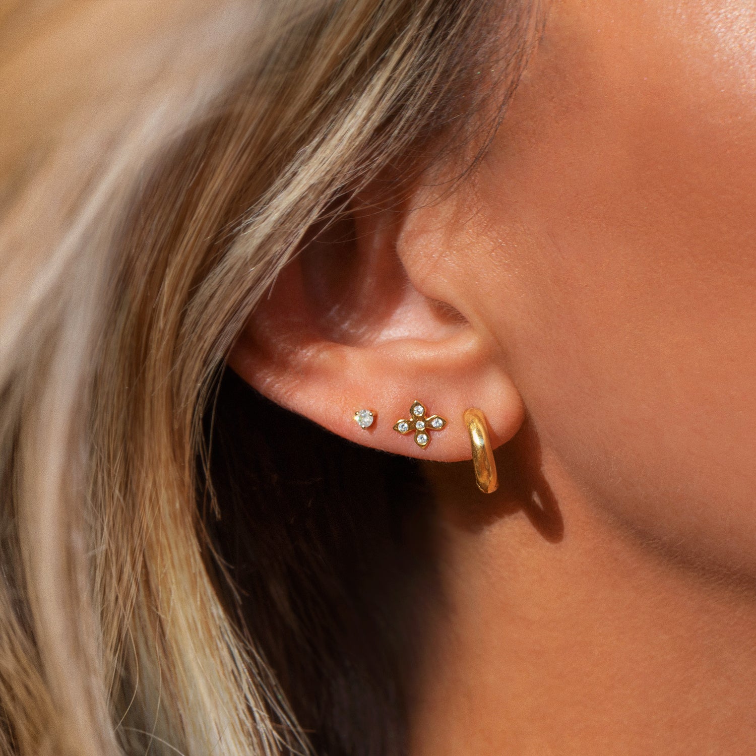 Diamond Mini Birthstone Stud