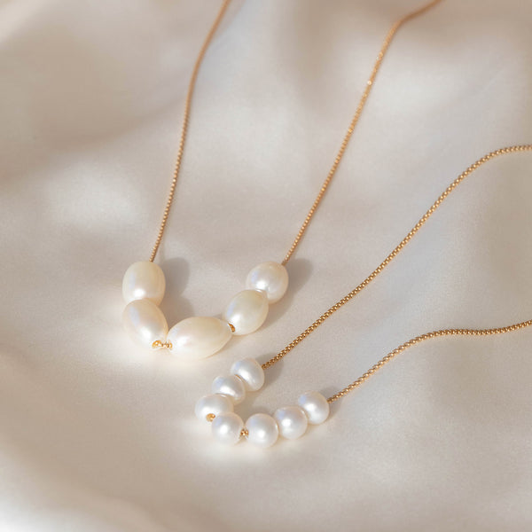 Mini Mer Necklace | Pearl
