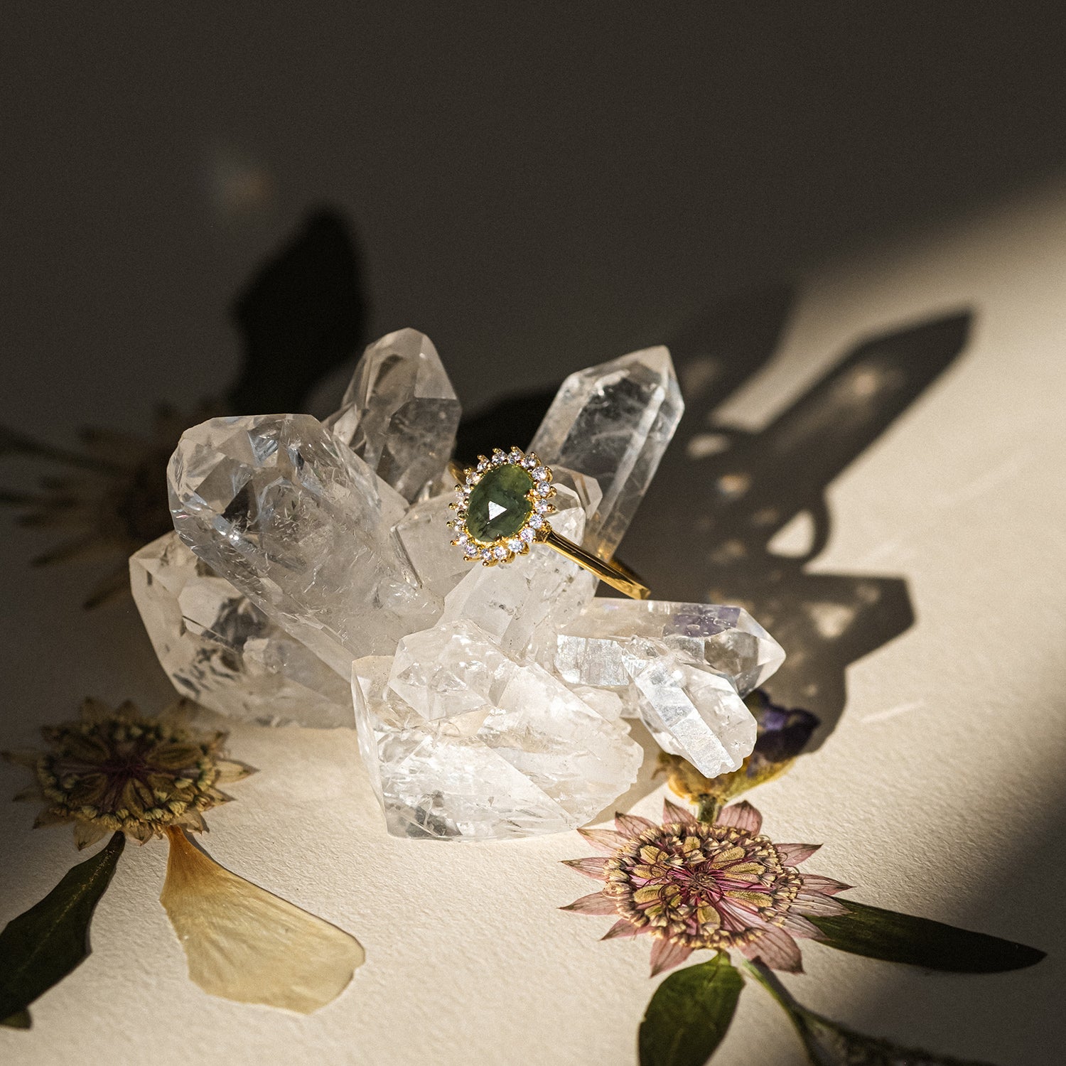 Mini Antiquity Emerald Ring
