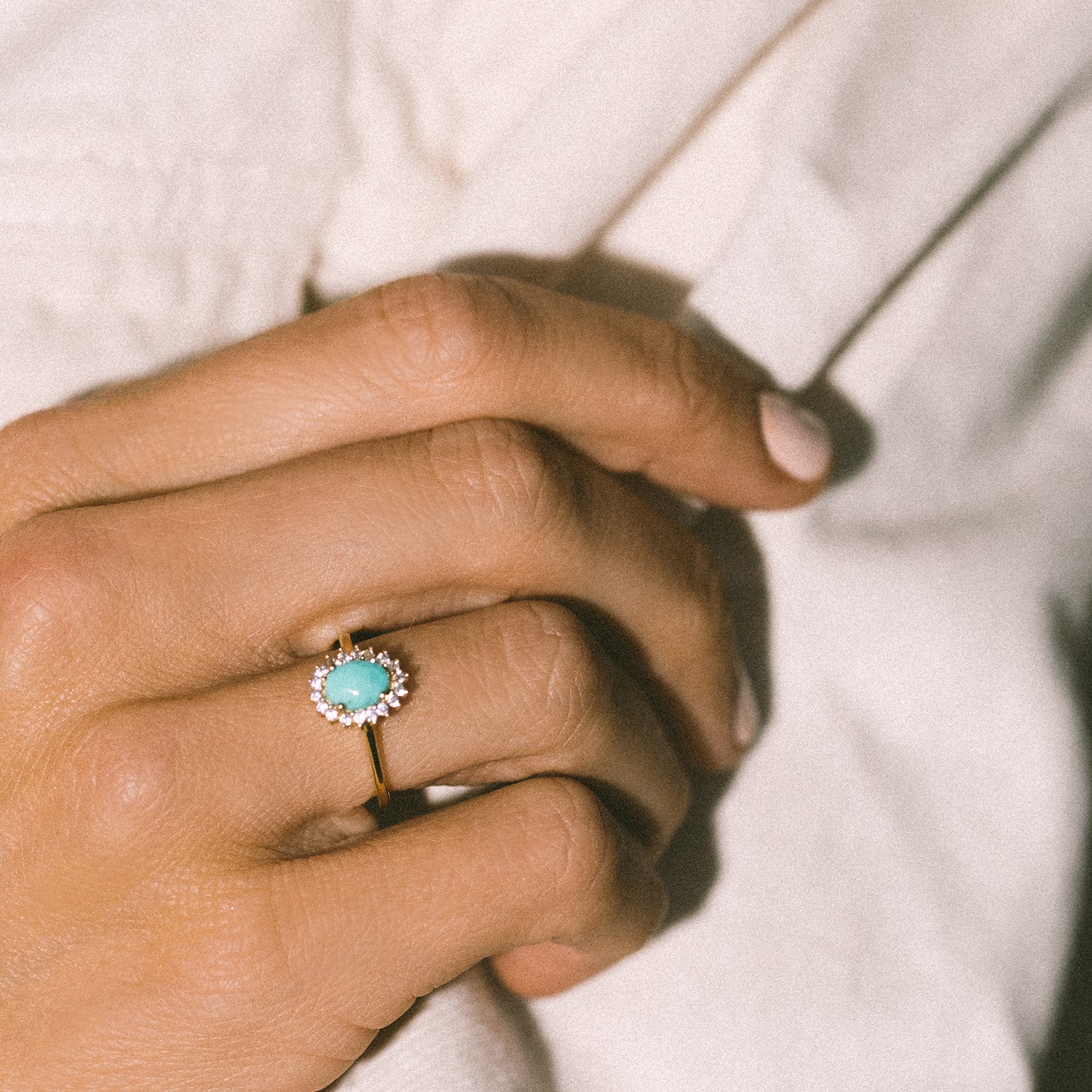 Mini Antiquity Turquoise Ring