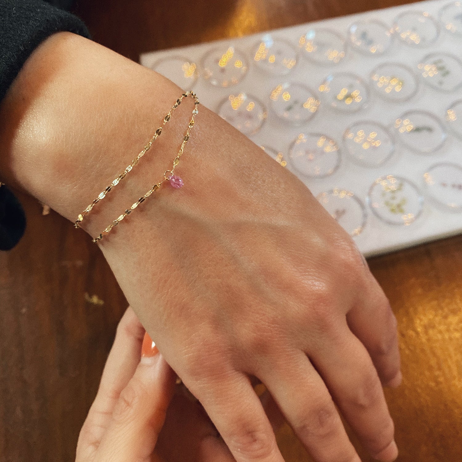 Gemstone Spark Charm