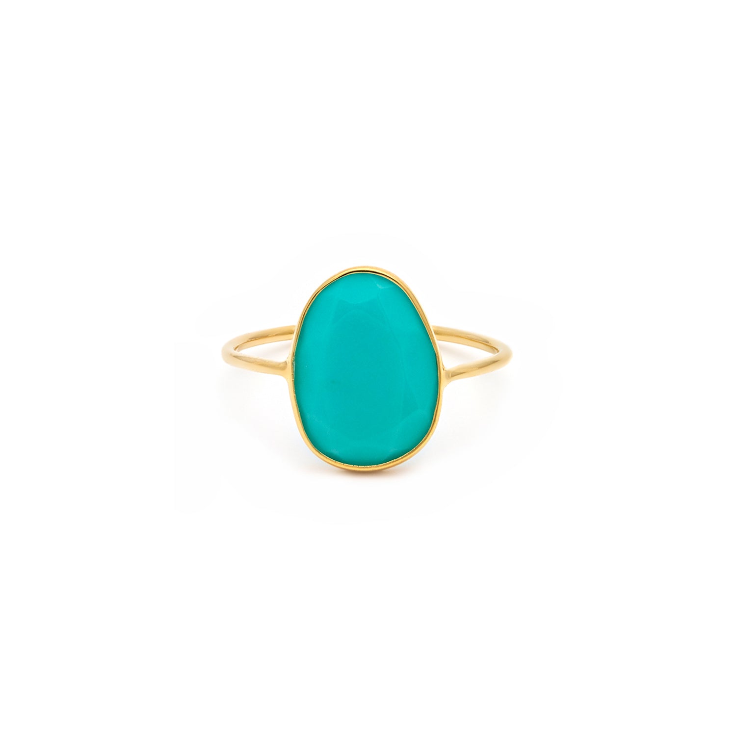 Selena Slice Turquoise Ring