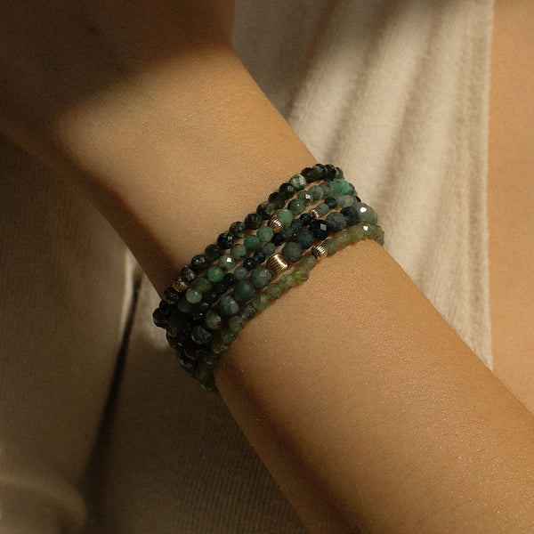 Social Mini Bracelet | Emerald