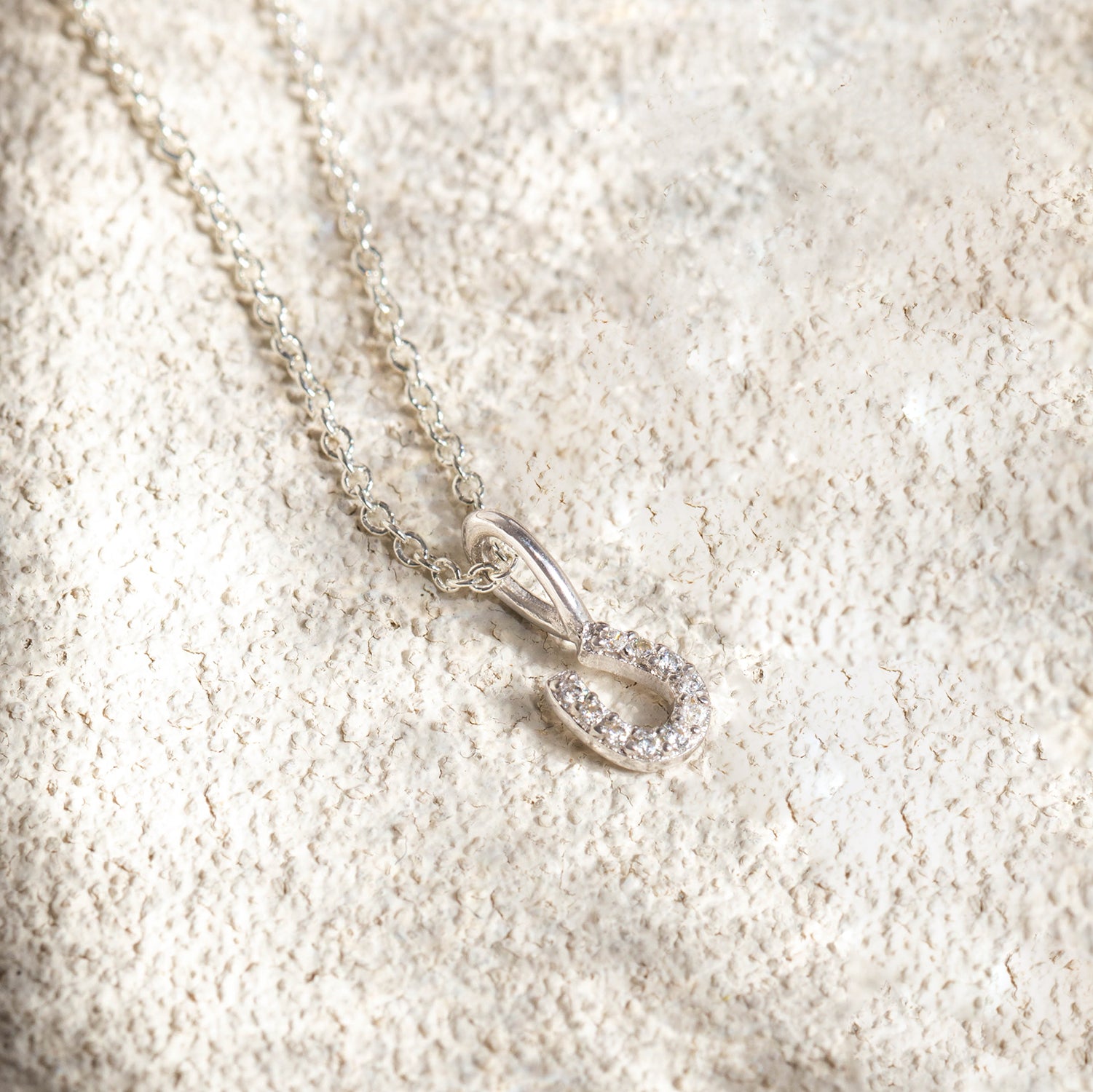 Tiny Horseshoe Necklace