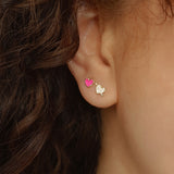 Heart Studs