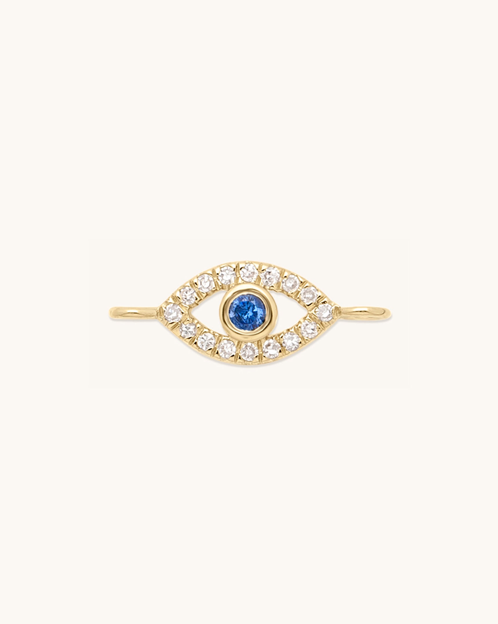 Evil Eye 10K Diamond Connector