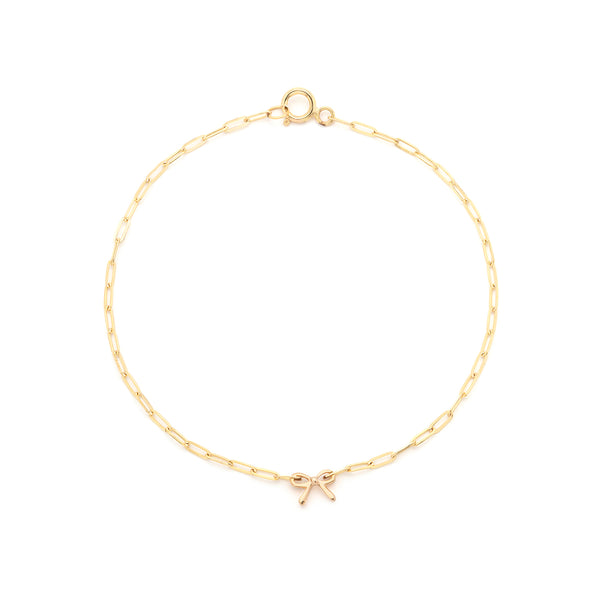 Bow Bracelet | 10K Gold