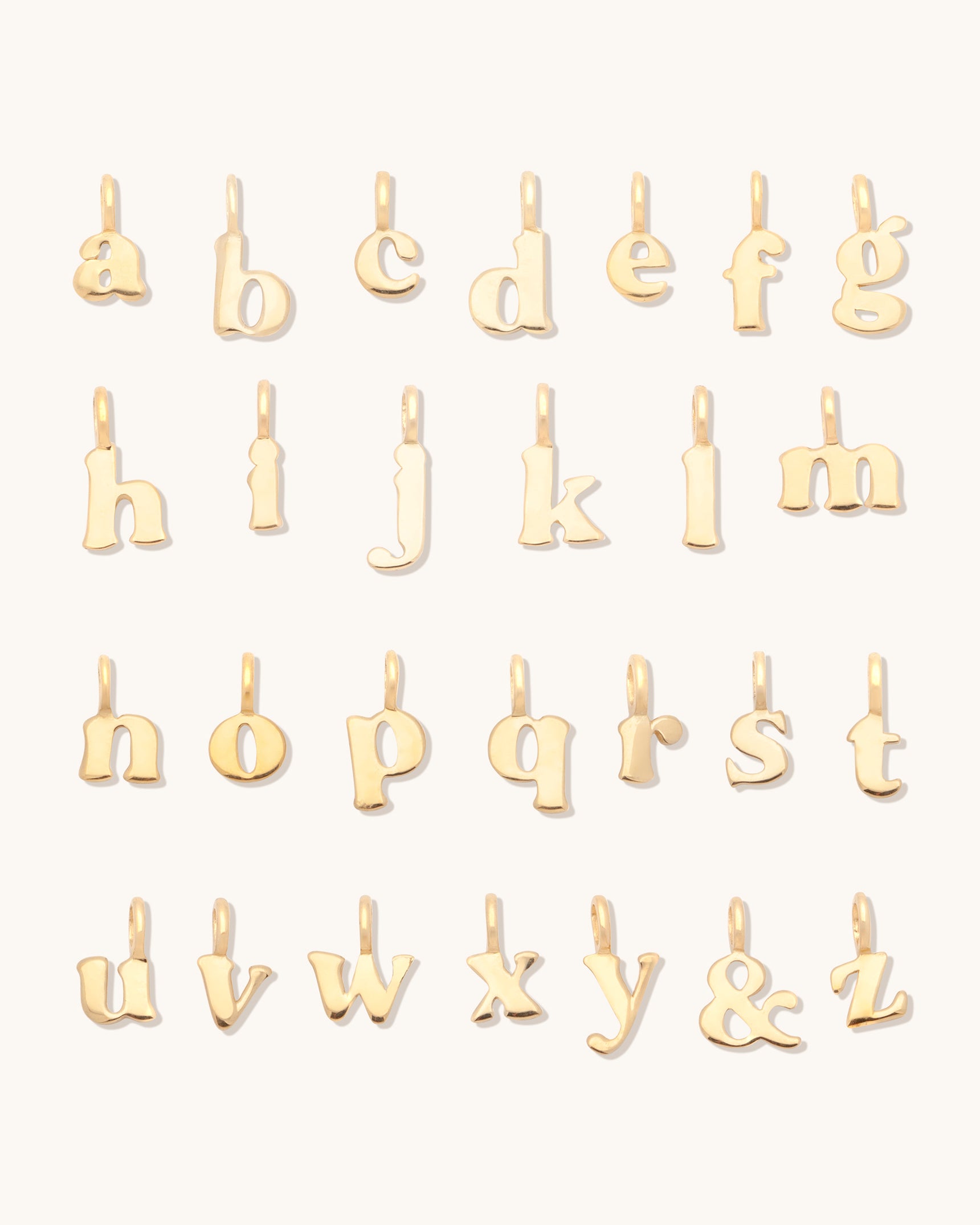 Petite Letter Charms