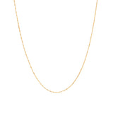 Singapore Chain Necklace | Gold Vermeil