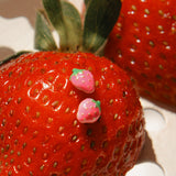 Strawberry Studs | 10k Gold