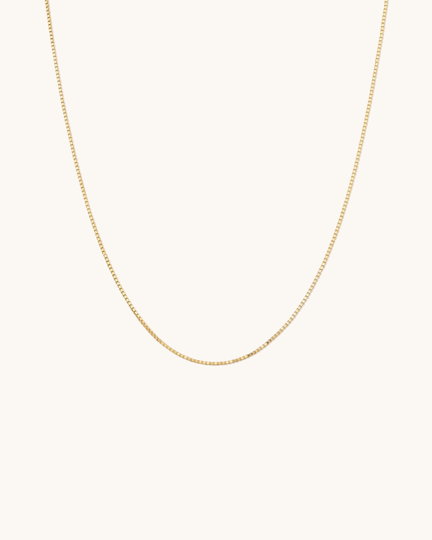 Baby Box Chain Necklace
