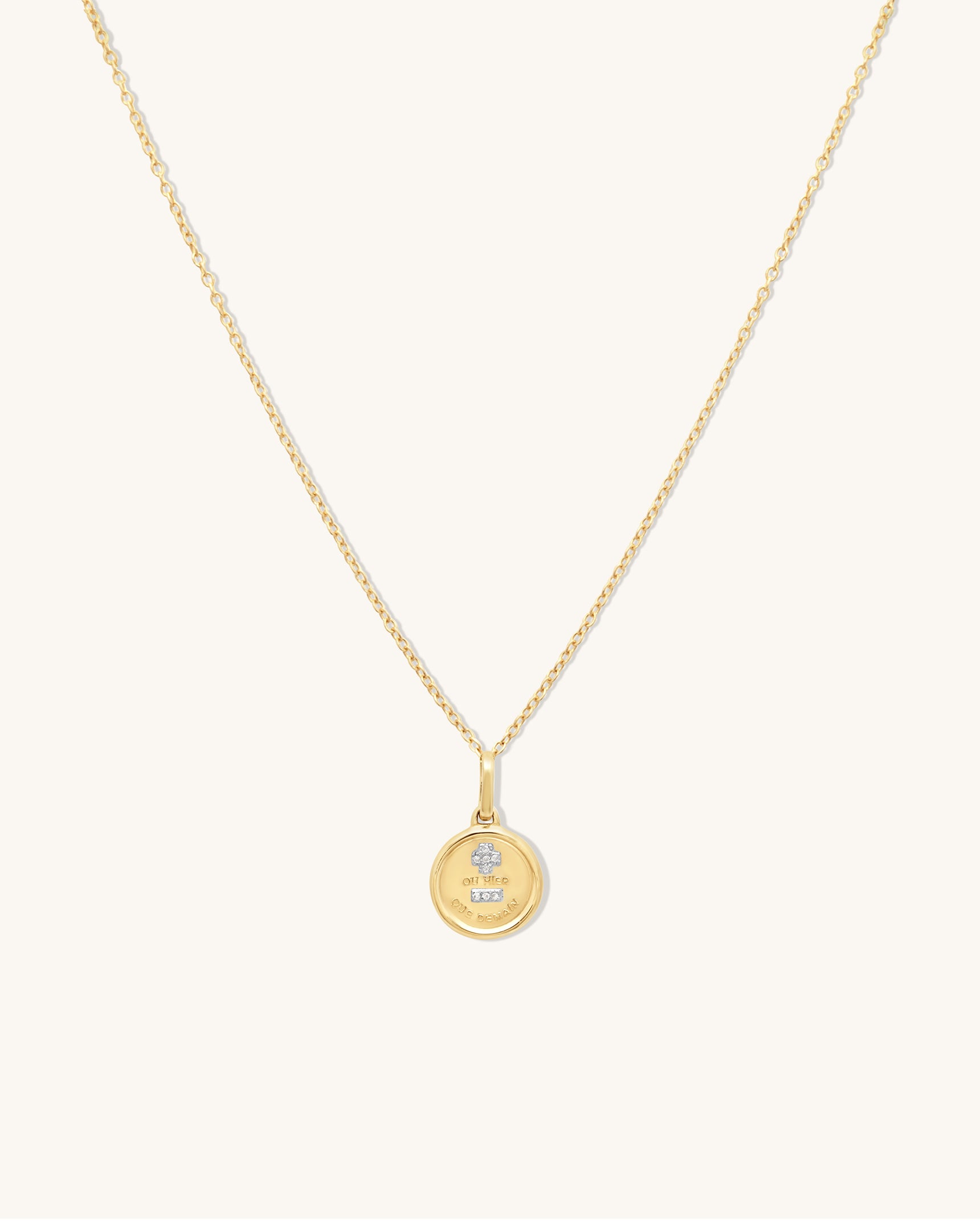 Love Token Necklace Round
