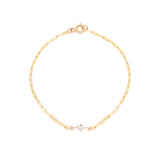 Marquise Bracelet | 14K Gold & White Topaz