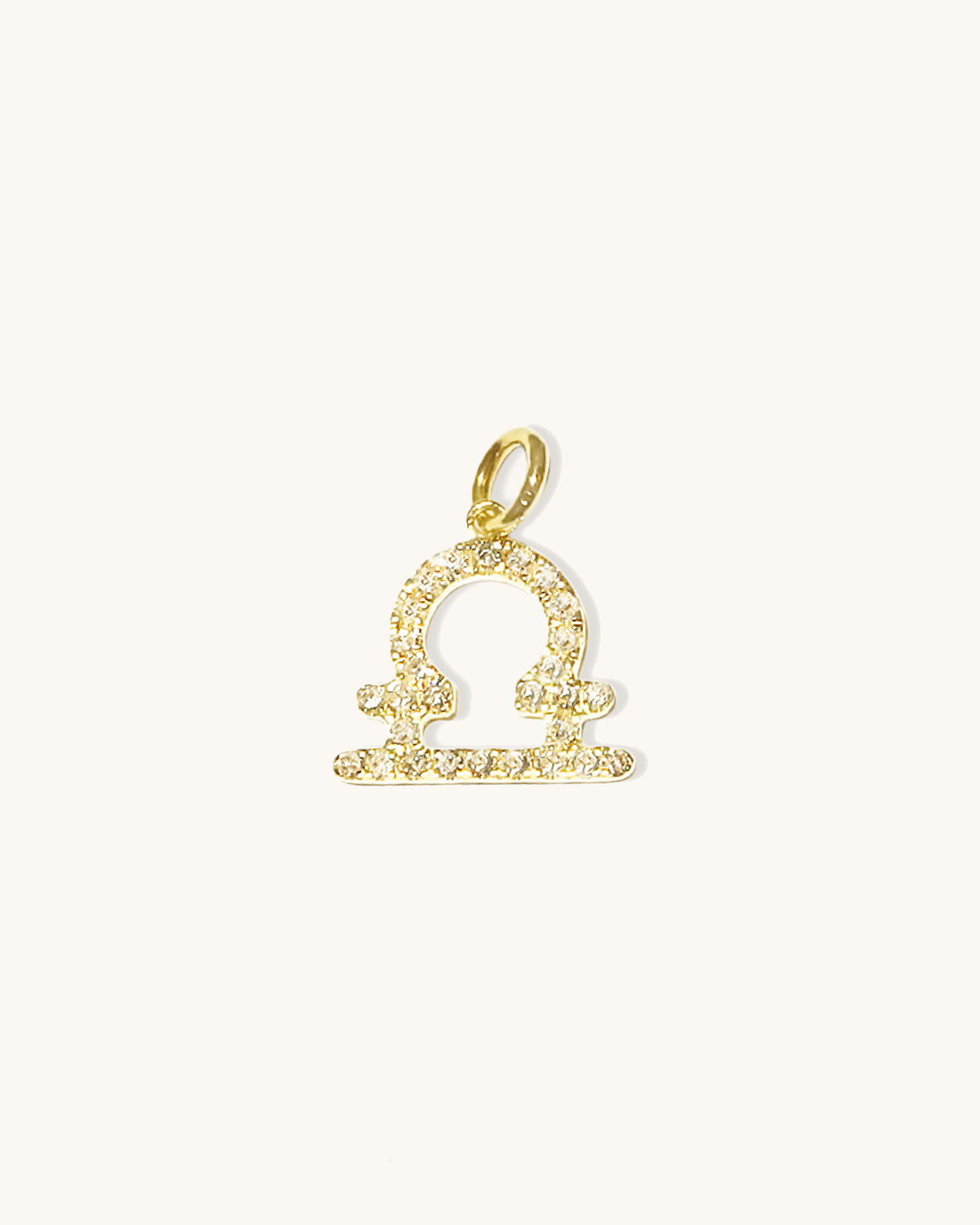 Diamond Zodiac Charm 14K Gold