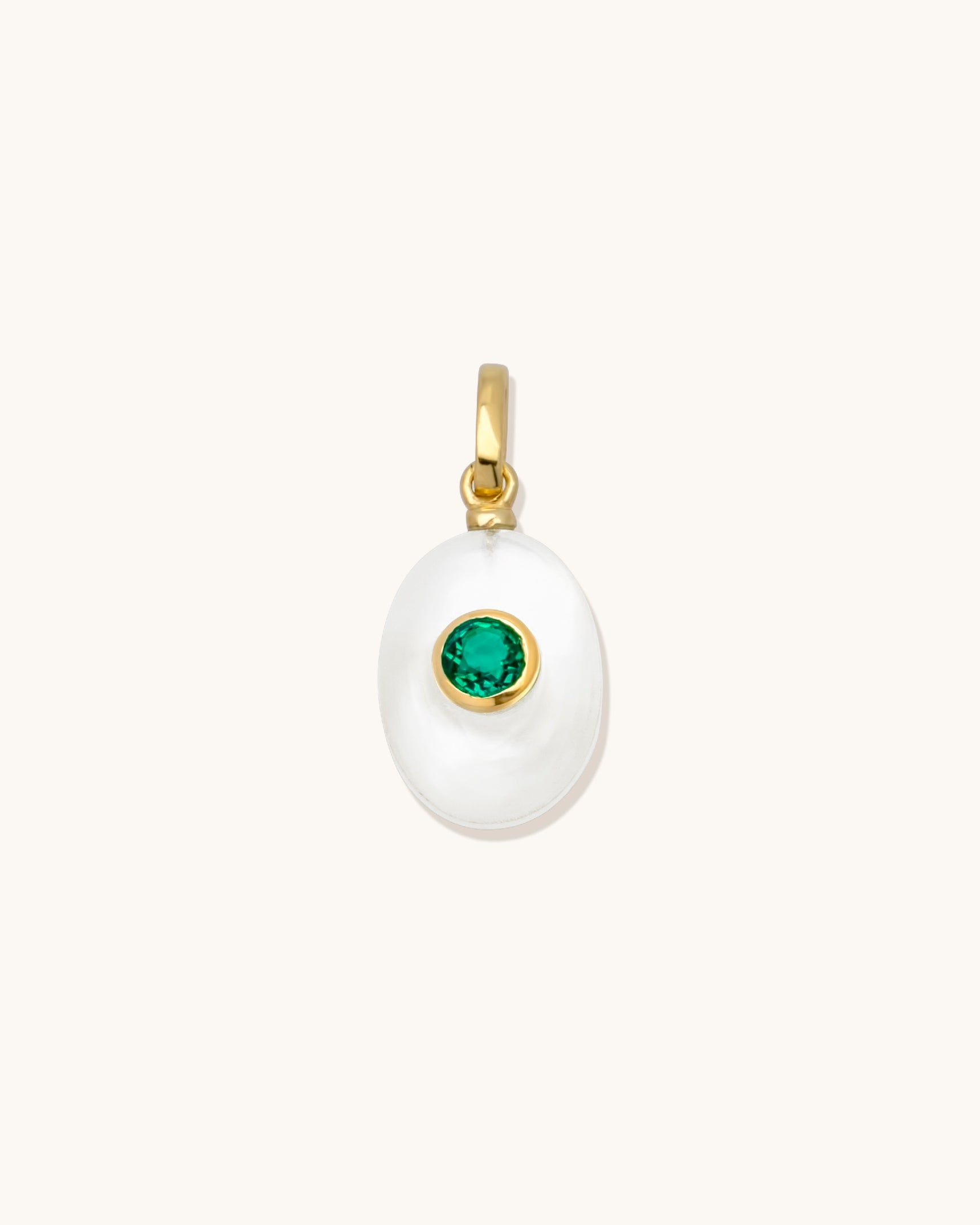 Pearlescent Birthstone Pendant