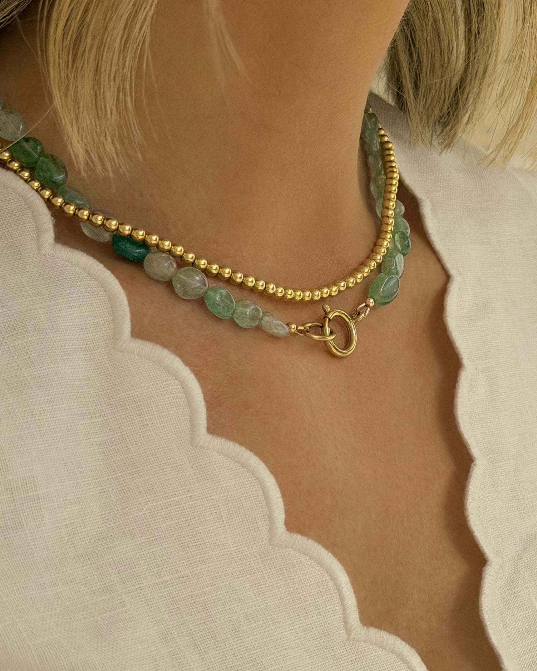 Agave Gemstone Necklace