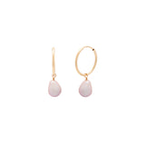 Pink Pearl Airlight Hoops | Pearl