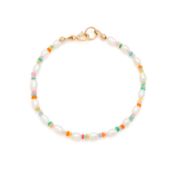 Amalfi Rainbow Bracelet | Pearl & Opal