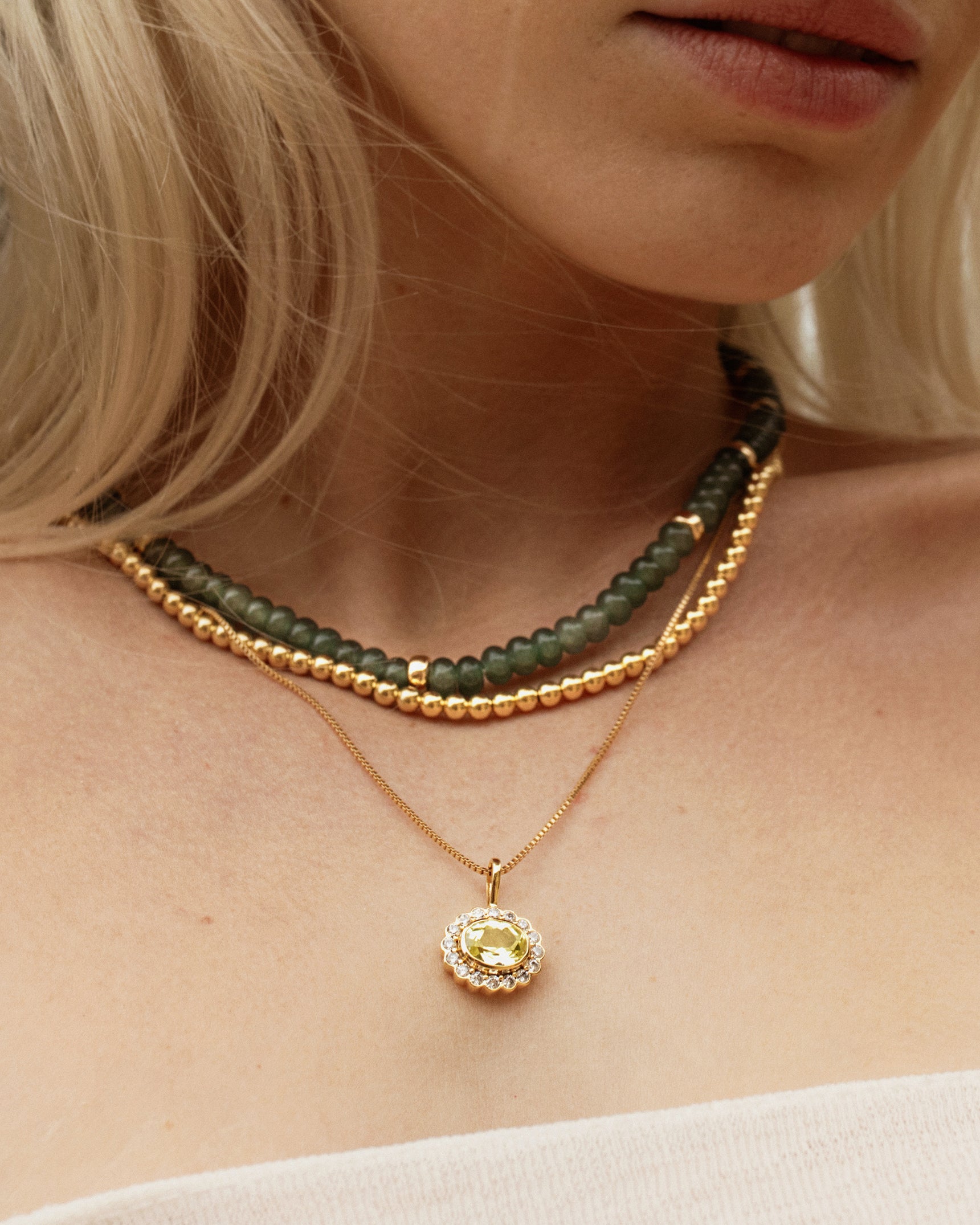 Antiquity Canary Pendant