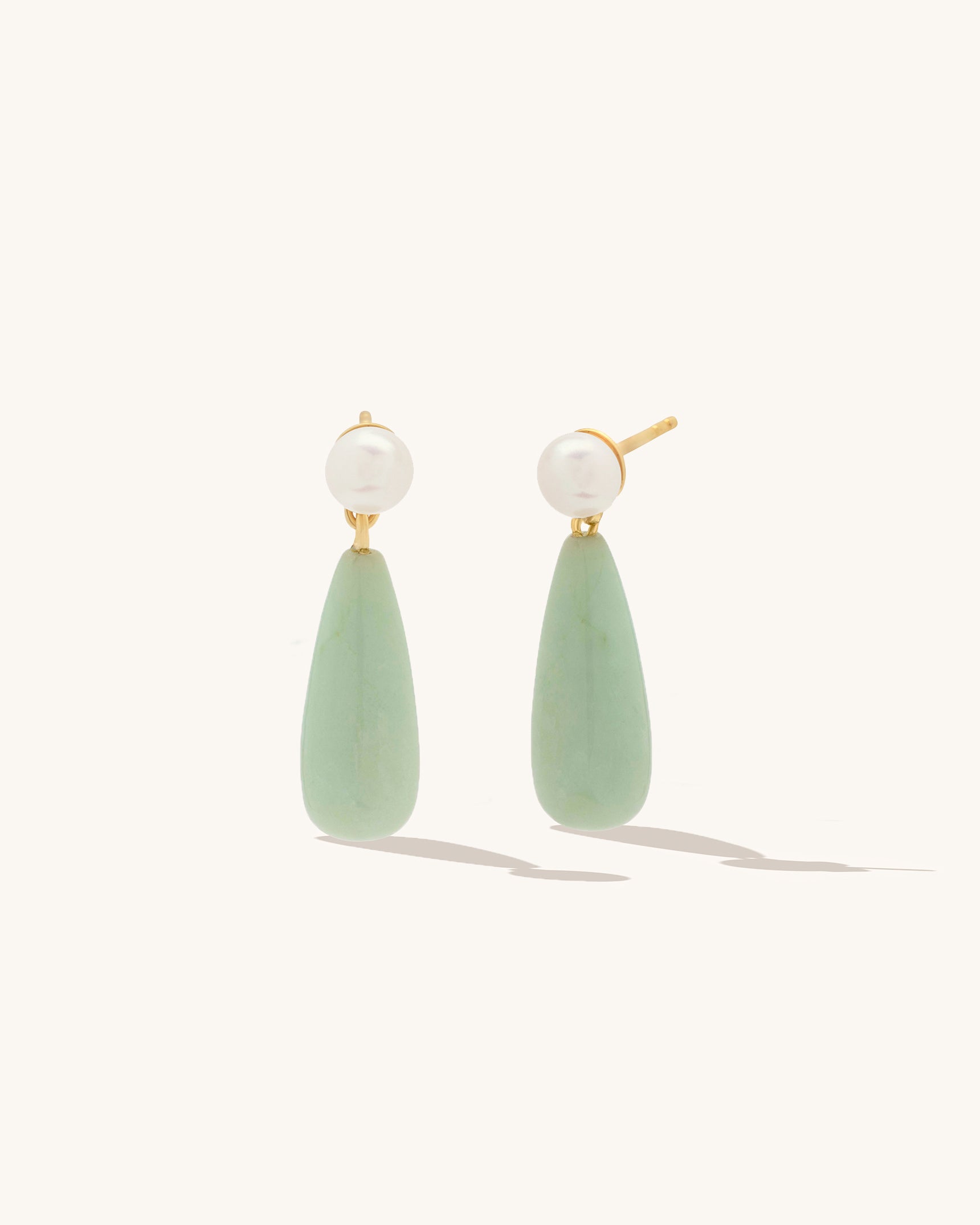 Ava Chrysoprase Drop Earrings