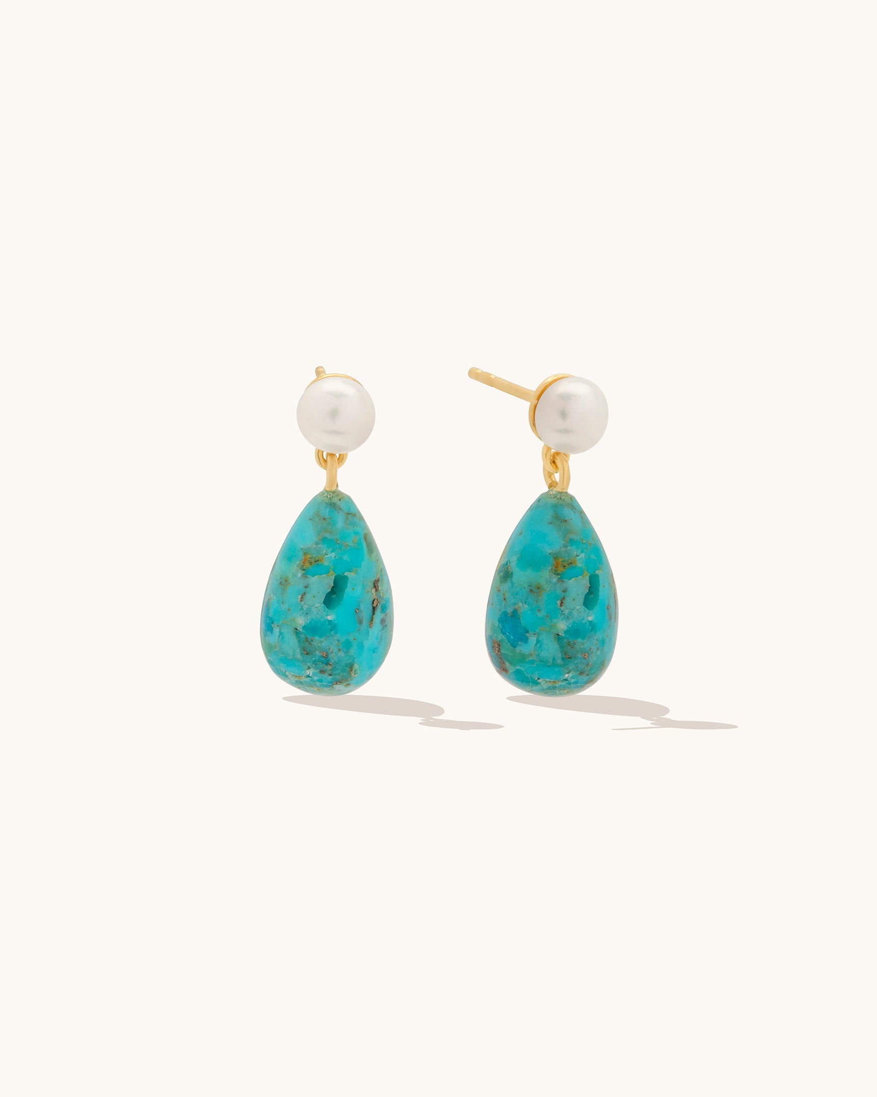 Ava Turquoise Drop Earrings