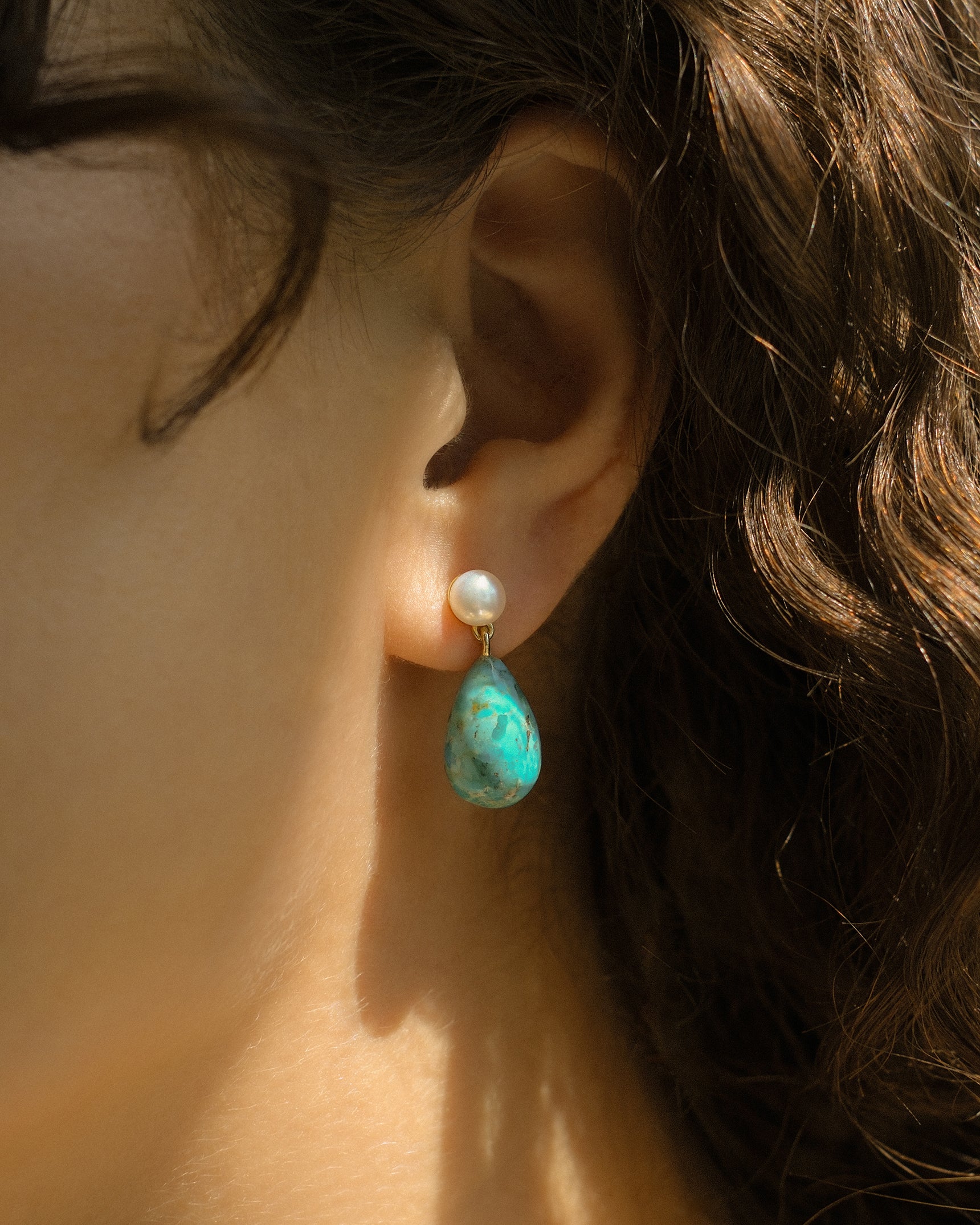 Ava Turquoise Drop Earrings