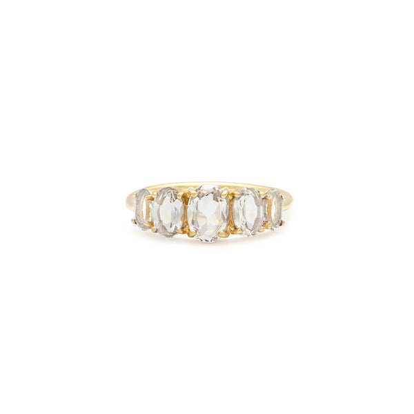 Bijette Bold Ring | White Topaz