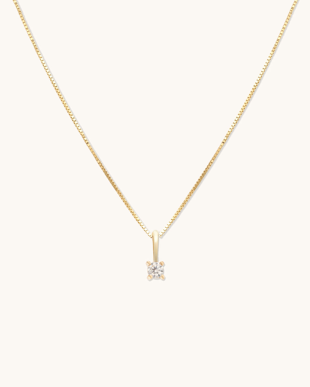 Moissanite Birthstone Necklace