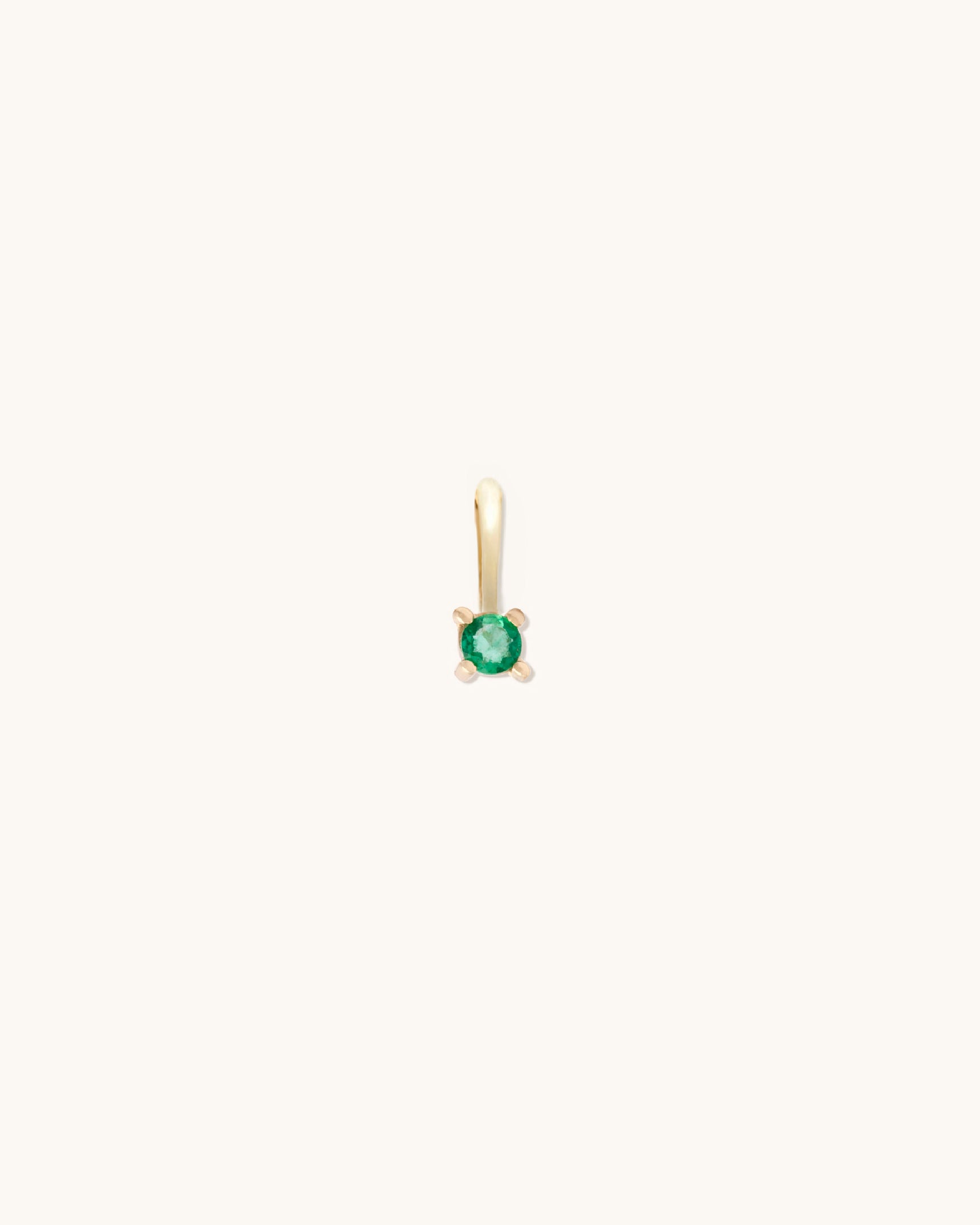 Emerald Birthstone Charm