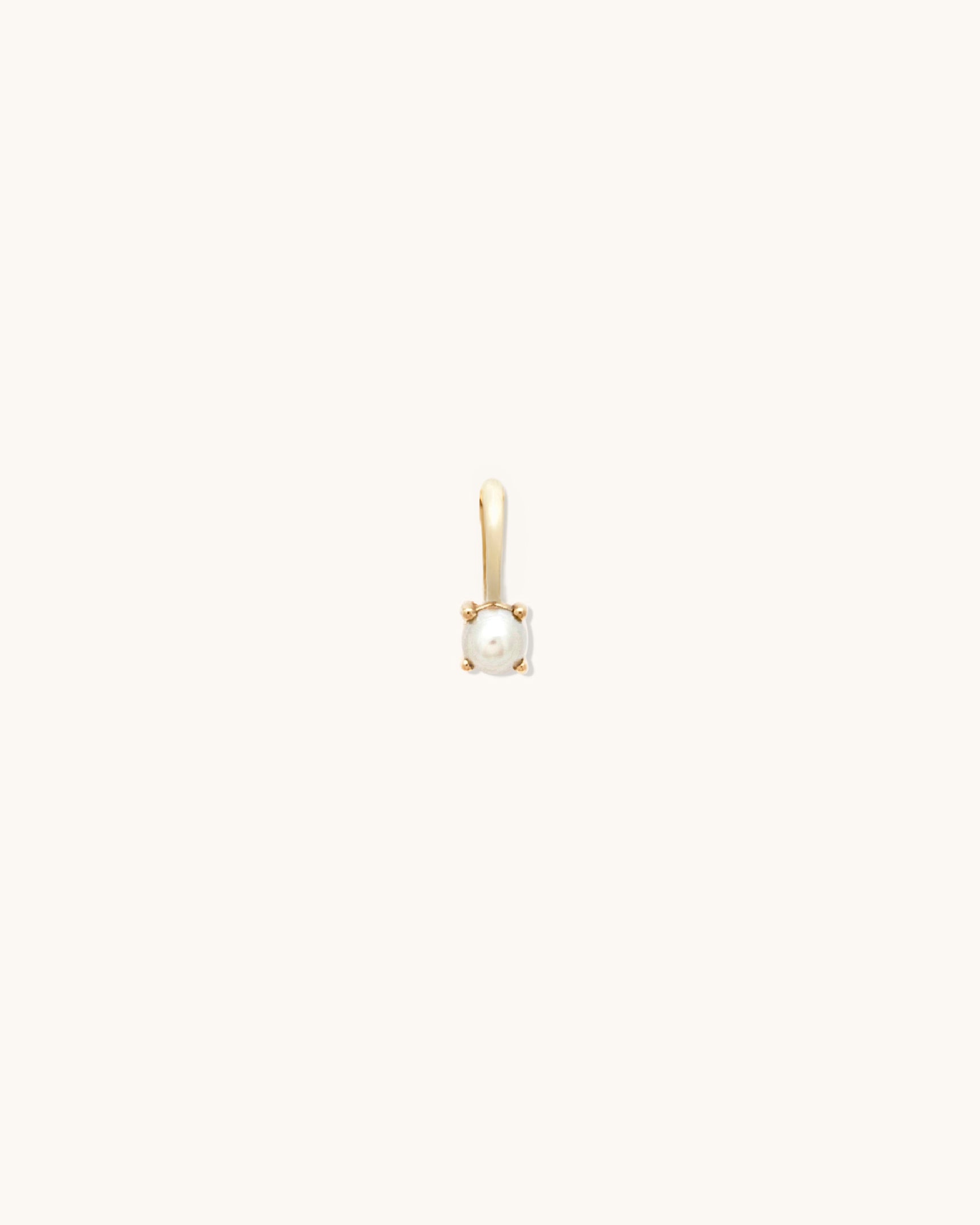 Pearl Birthstone Charm