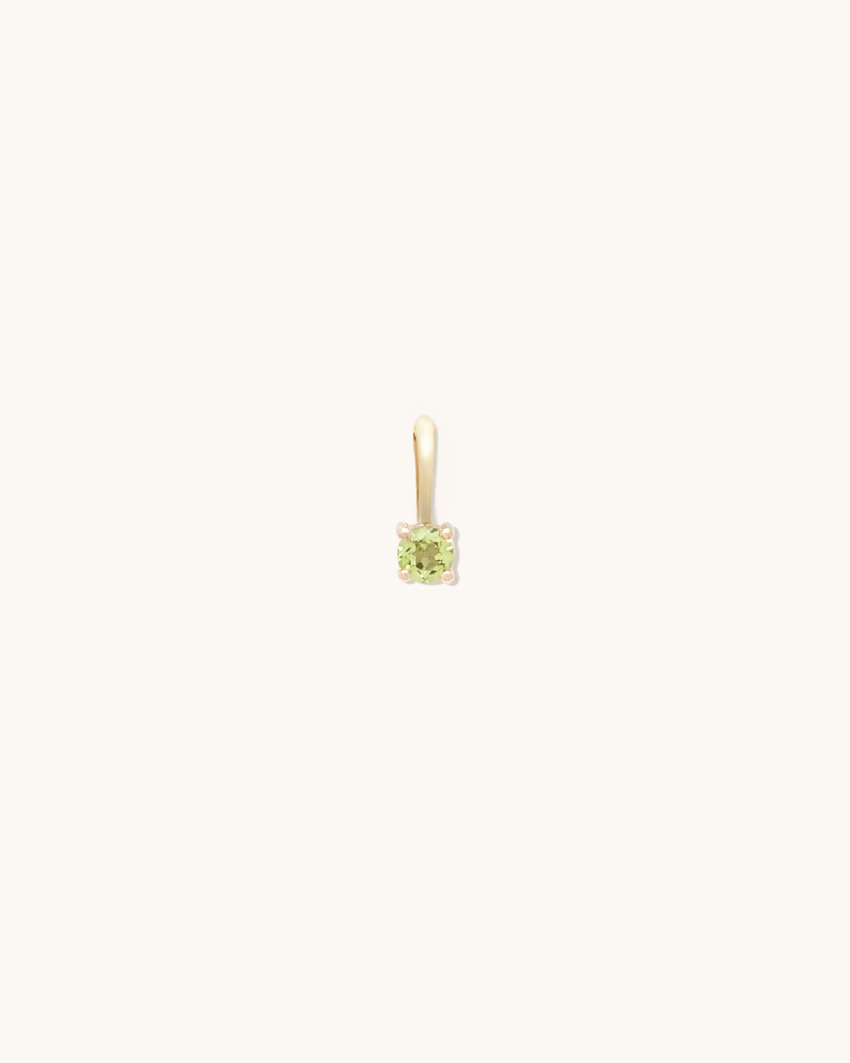 Peridot Birthstone Charm