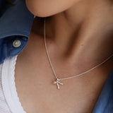 Bow Necklace | Silver