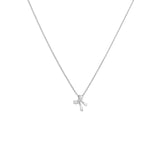 Bow Necklace | Silver