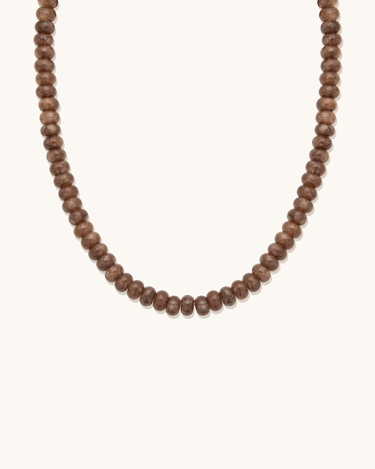 Chestnut Jade Gemstone Necklace