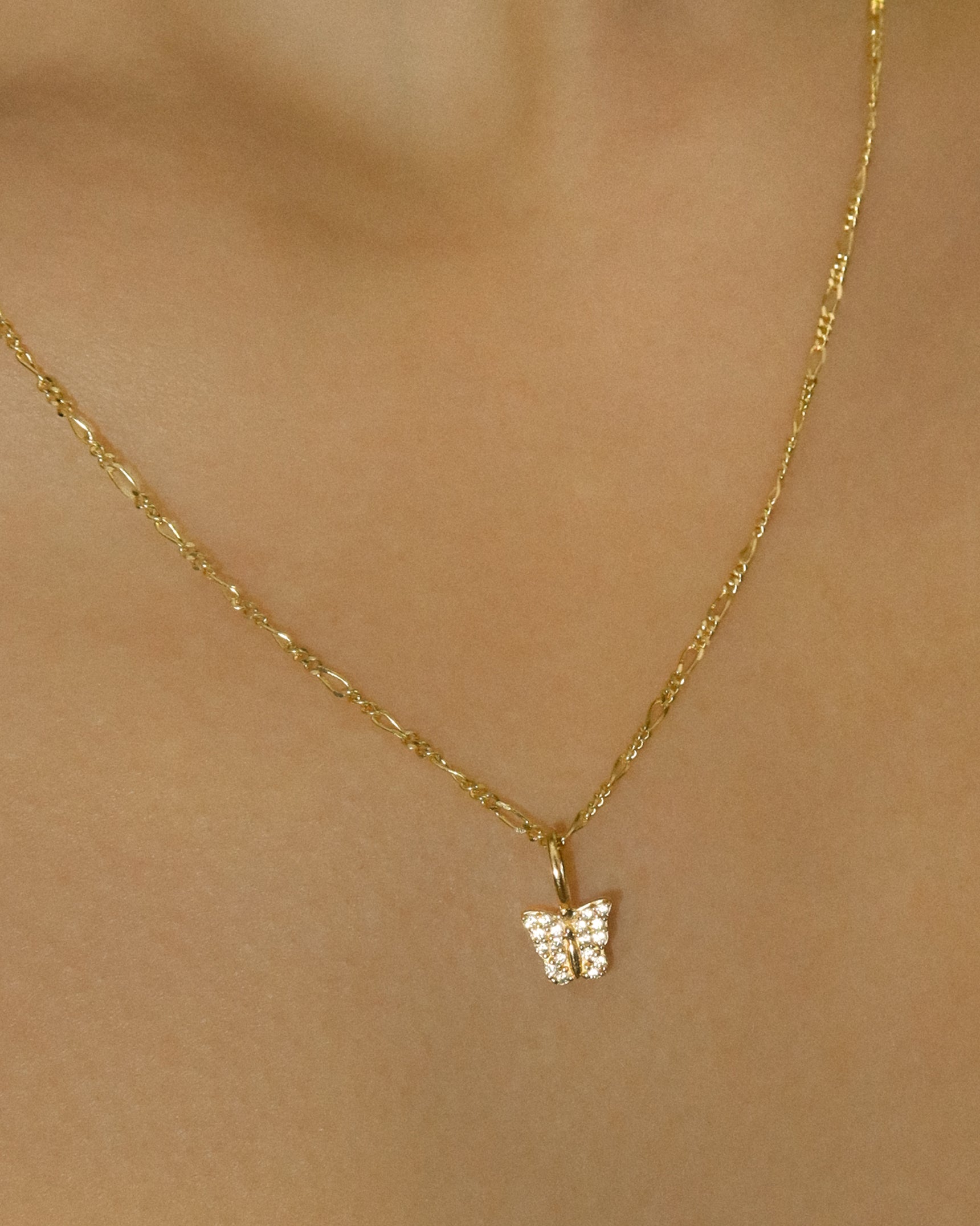 Butterfly Pavé Pendant