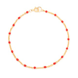 Candy Chain Anklet | Cherry & Goldfill