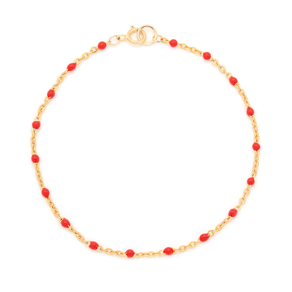 Candy Chain Anklet | Cherry & Goldfill