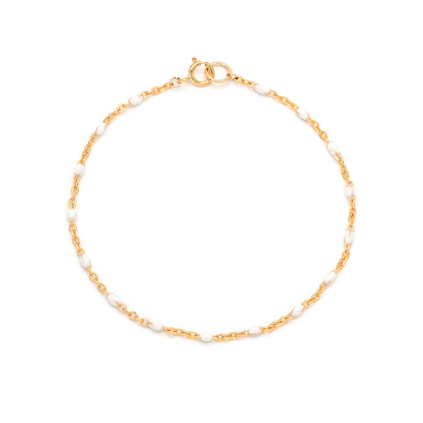 Candy Chain Bracelet | Coconut & Goldfill