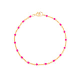 Candy Chain Bracelet | Hot Pink & Goldfill