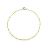 Candy Chain Bracelet | Lemon & Silver
