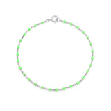 Candy Chain Bracelet | Lime & Silver