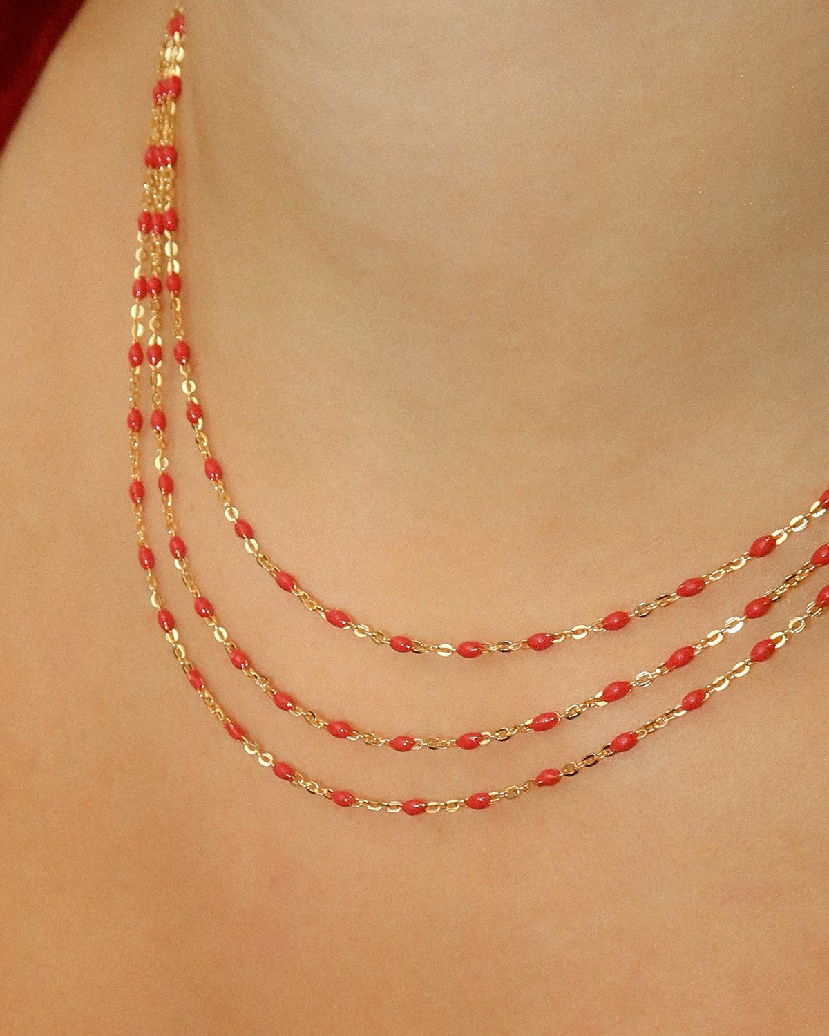Cherry Candy Chain Necklace