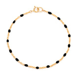 Candy Chain Anklet | Licorice & Goldfill