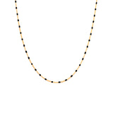 Candy Chain Necklace | Licorice & Goldfill