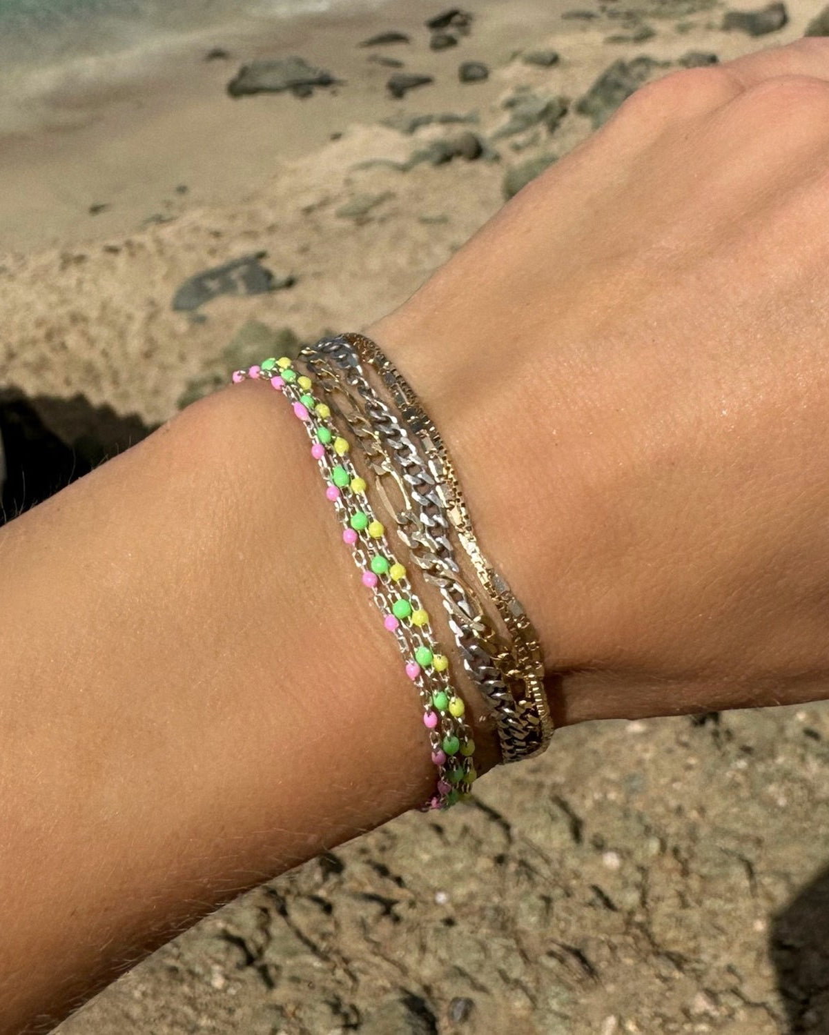 Lemon Candy Chain Bracelet
